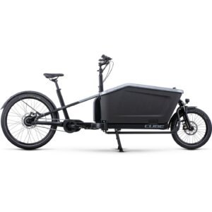 CUBE Vélo Cargo Électrique - CARGO DUAL HYBRID 1000 - 2025 - flashgrey / black