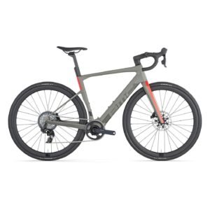 BMC Vélo Route Électrique - ROADMACHINE 01 AMP X ONE - 2024 - rhino grey / neon red